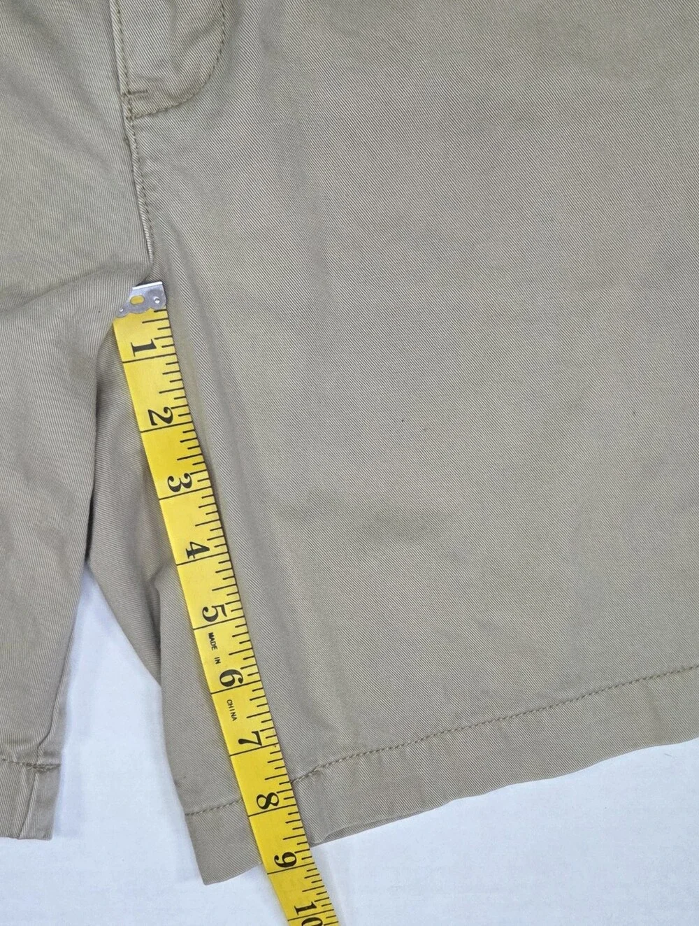 Polo Ralph Lauren Vintage Tyler Pleated Chino Shorts Mens Size 38 Beige Preppy